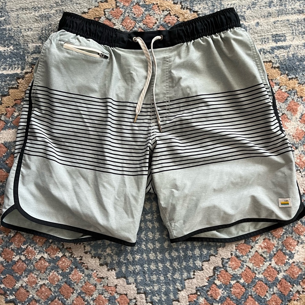 Men’s Vuori shorts.  No liner, no rips, no stains